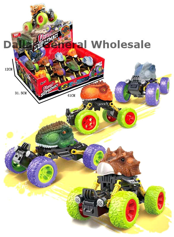 Toy Inertial Dinosaur Big Wheel Cars Wholesale