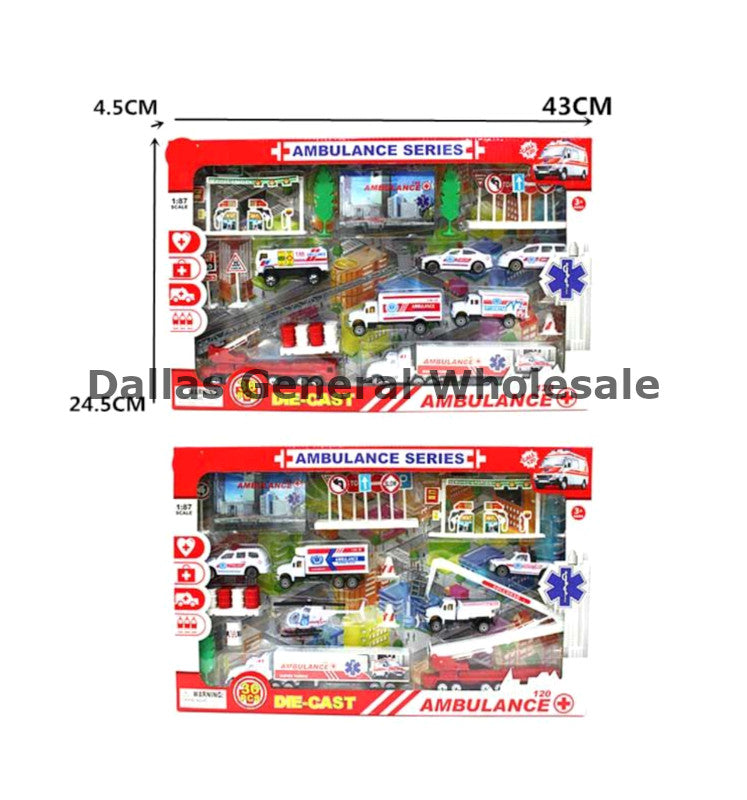 Toy Emergency Die Cast Cars Set Wholesale
