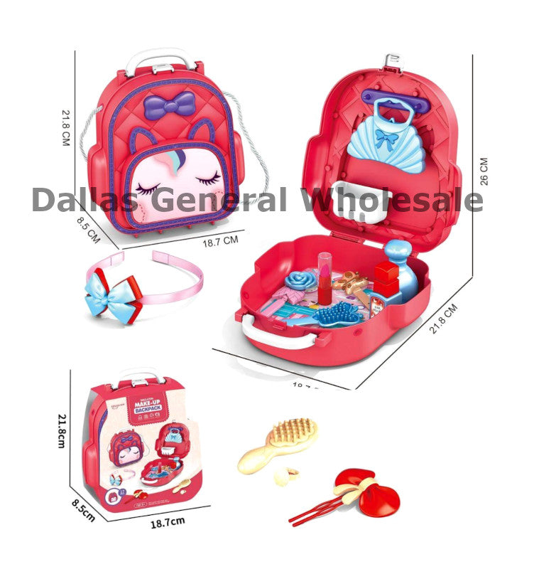Toy Beauty Accessories w/ Unicorn Backpack Organizer Wholesale