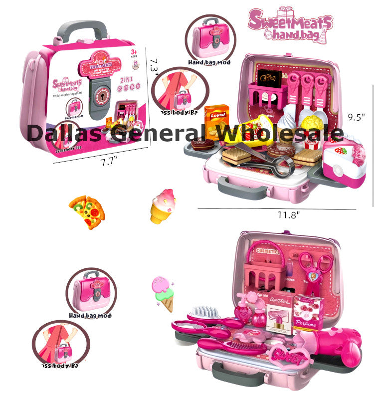 Toy Dessert and Make Up Purse Play Set Wholesale