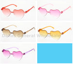 Little Girls Heart Sunglasses Wholesale
