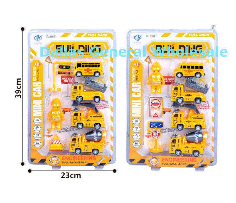 7PC Toy Construction Cars Play Set Wholesale