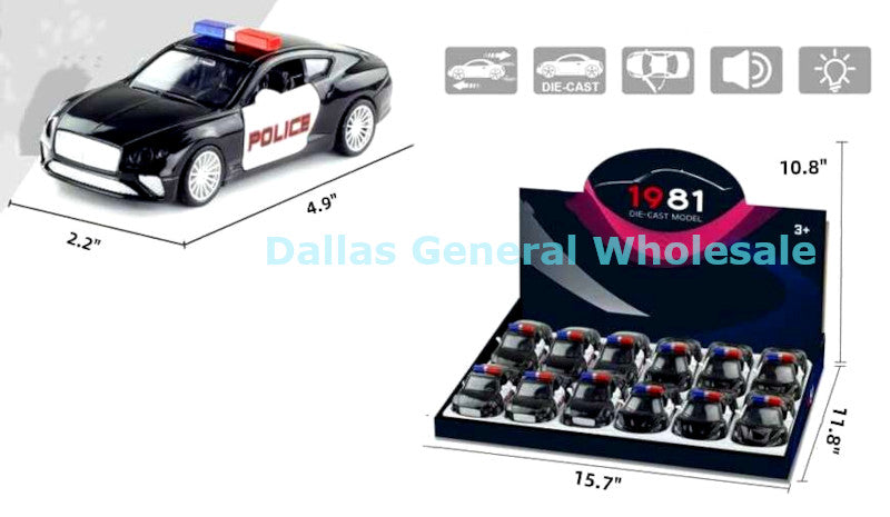Toy Inertial Die Cast Police Cars Wholesale
