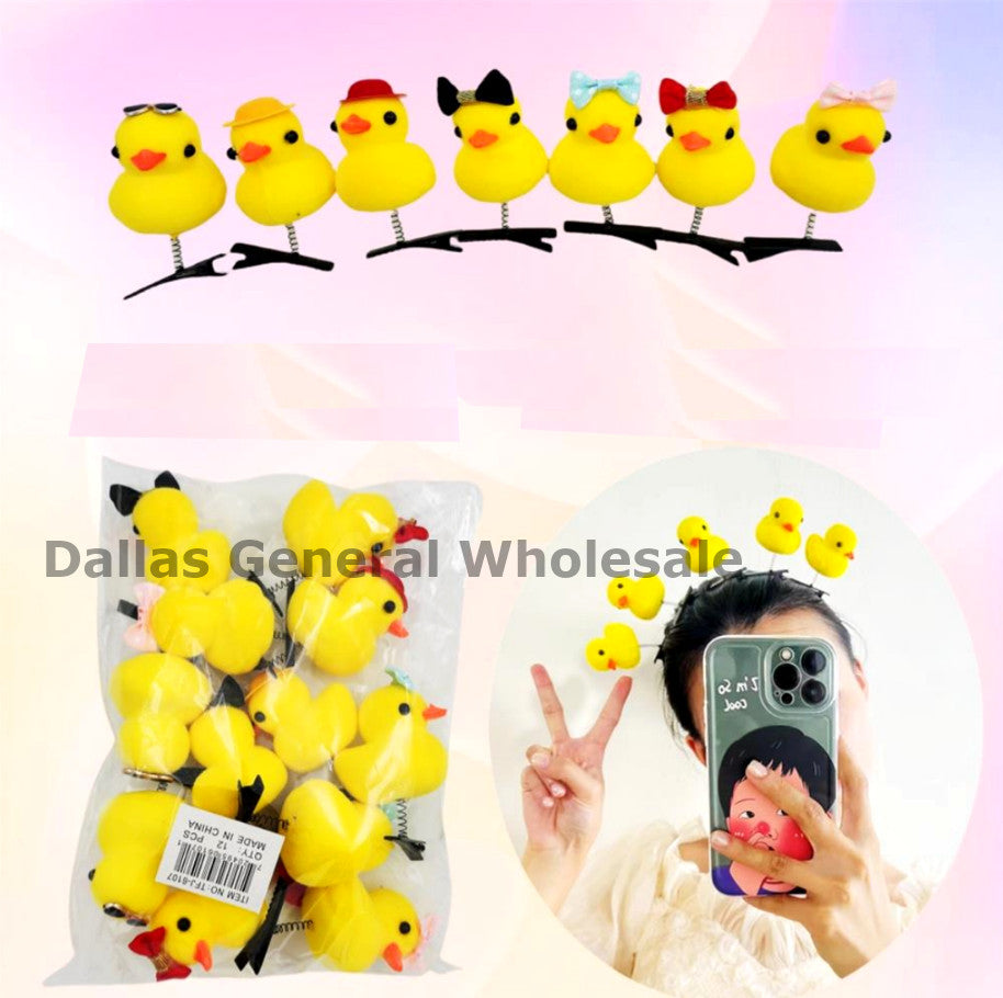 Cute Ducky Ducks Hair Clips Wholesale