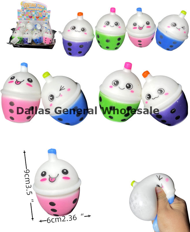 Novelty Milk Tea Toy Squishy Balls Wholesale