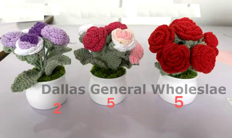 Trendy Crochet Flowers Wholesale