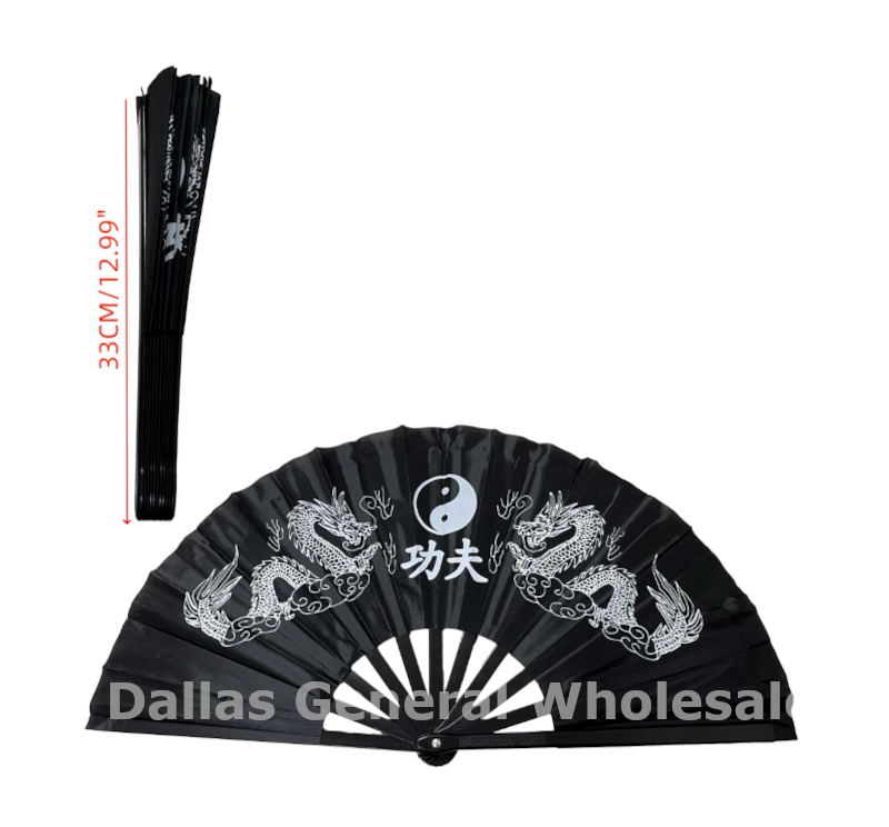 33cm Clacking Kong Fu Fans Wholesale