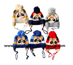 Toddler Bear Fur Toboggan Beanie Hats Wholesale