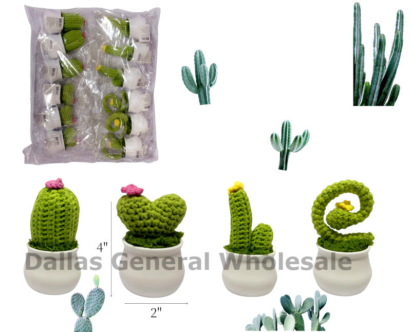 Trendy Crochet Cactus in Pot Wholesale