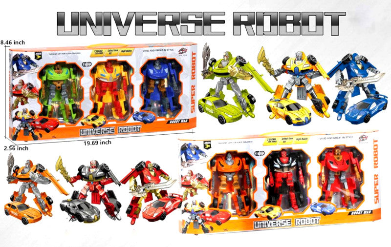 Deforming Toy Robot Cars Toy Set Wholesale