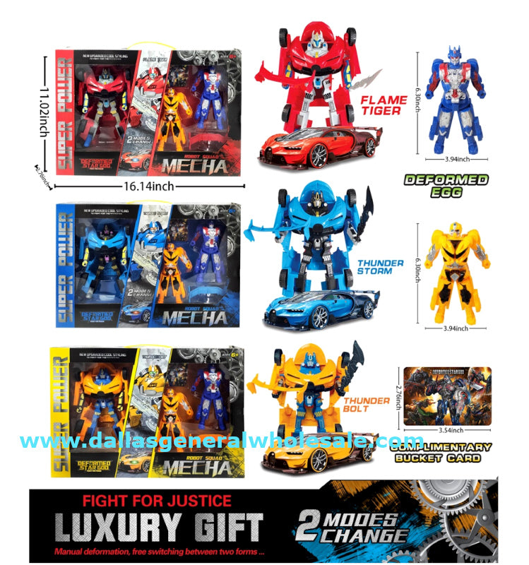 Toy Transform Robot Cars Fighters Wholesale