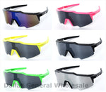 Adults Trendy Wraparound Sports Sunglasses Wholesale