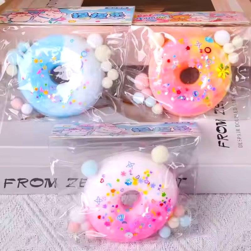 Novelty Cute Silicon Donuts Squeeze Toys Wholesal