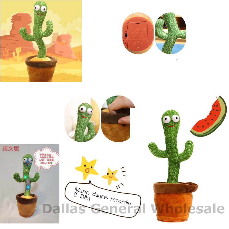 Toy Dancing Singing Talking Cactus Wholesale