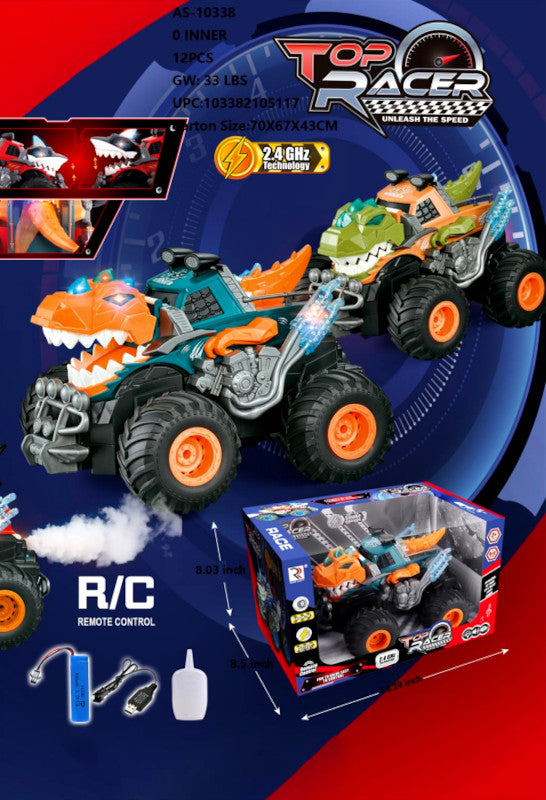 Top Racer Smoke Dinosaur RC Monster Truck – Wholesale