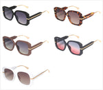 Women's Oversized Square Metal Sunglasses - Wholesale