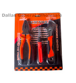 3-Piece Hand Tool Set — Pliers, Adjustable Wrench & Screwdriver Wholesale