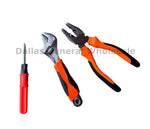 3-Piece Hand Tool Set — Pliers, Adjustable Wrench & Screwdriver Wholesale