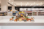 Animal World Safari Figures Carry Case Set Wholesale