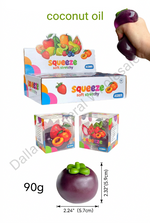 ASMR Soft Coconut Oil Mangosteen Squeeze Ball Wholesale