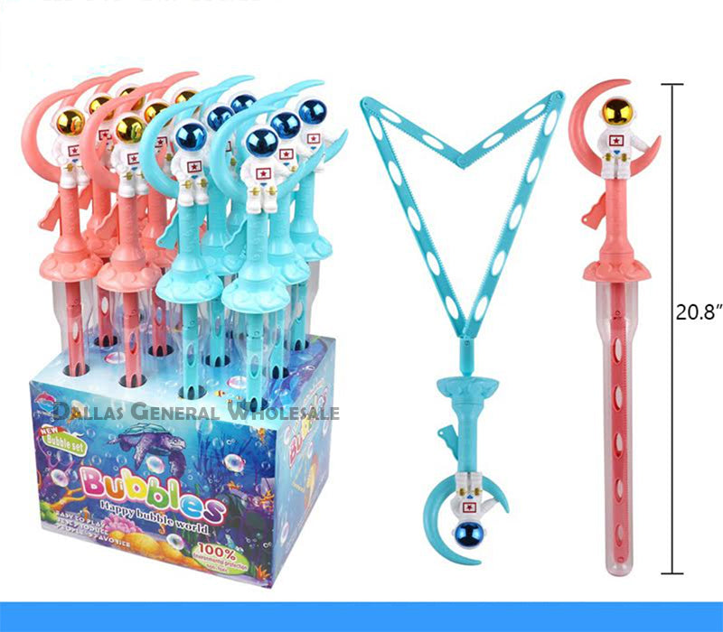 Astronaut Moon Crescent Giant Bubble Wand Wholesale