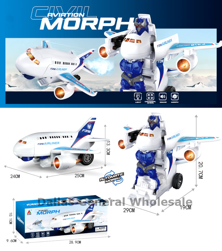 Wholesale Toy Aviation Morph Transformer Airplane Robot