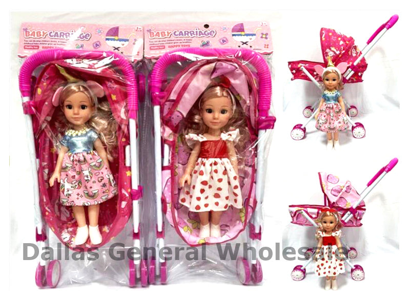 Wholesale Baby Carriage Doll Set Toy