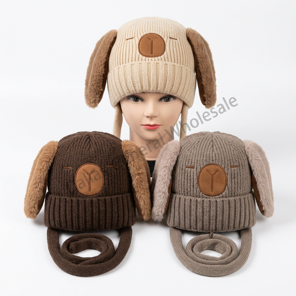 Ear Flopping Capybara Knit Hats Wholesale