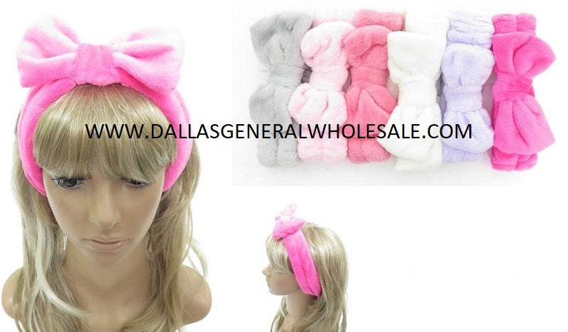 Fuzzy Spa Headbands Wholesale