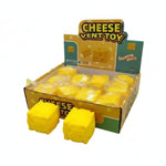 Cheese Block Squeeze Vent Toy — Soft Stress Relief Sensory Squishy Wholesale