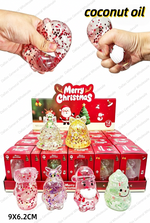 Coconut Oil Christmas Glitter Squishy Wholesale
