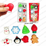 Christmas Mini Squishy 8-Piece Set Wholesale