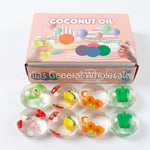 Clear Squishy Stress Ball with Mini Fruit Inside Wholesale