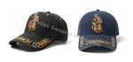 "Cowboy" Lasso Figure Embroidered Denim Baseball Caps Wholesale