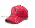 "Cowgirl" Embroidered Baseball Caps Wholesale