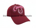 "Cowgirl" Embroidered Baseball Caps Wholesale