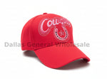 "Cowgirl" Embroidered Baseball Caps Wholesale
