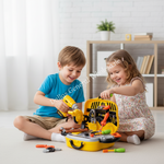 Bus-Shaped Carry Case Power Tool Workbench Toys Wholesale