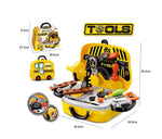 Bus-Shaped Carry Case Power Tool Workbench Toys Wholesale