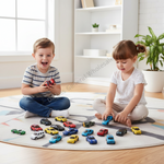Die-Cast Pull-Back Vehicle Set Toy Cars Wholesale