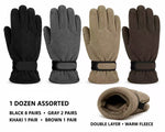 Adults Double Layer Fleece Gloves Wholesale