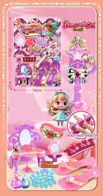 Dress Up Set Beautiful Princess Vanity & Beauty Play Set Wholesale