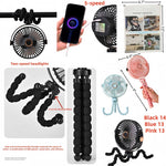 Flexible Tripod Stroller Fan with LED Light Wholesale