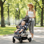 Flexible Tripod Stroller Fan with LED Light Wholesale