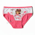 Girls' Graphic Print Cotton Underwear Briefs 5-Pack Wholesale
