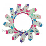 Girls' "KISS" Heart Scatter Print Ankle Socks Wholesale