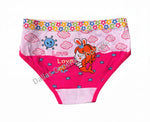 Girls' Kawaii Character Print Cotton Underwear Briefs 5-Pack Wholesale
