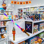 Halloween Pumpkin Scarecrow Light-Up Wand Wholesale