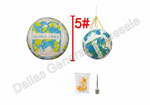 Honduras soccer ball with size 5 indicator, pump, and valve on a white background