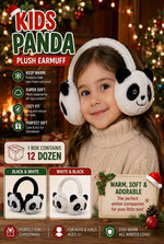 Kids Panda Plush Earmuffs Wholesale